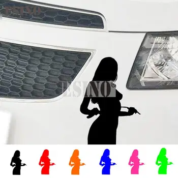 Креативный модный автомобильный стайлинг, горячая девушка, сексуальная леди, женщина с кнутом за спиной, наклейка на автомобиль, автоаксессуары, чехлы, наклейка